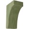 Ekena Millwork 5 1/4"W x 8"D x 12"H Clarksville Wood Vintage Decor Bracket, Restoration Green BKTWD05X08X12CVGR - alternate 1